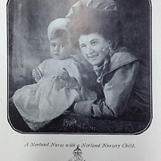 A Norland Nurse with a Norland Nursery Child